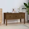 Image de vidaXL Table basse Marron miel 102x49x55 cm Bois massif de pin
