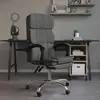 Image de vidaXL Fauteuil inclinable de bureau Gris foncé Tissu
