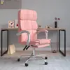 Image de vidaXL Fauteuil inclinable de bureau Rose Similicuir