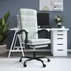 Image de vidaXL Fauteuil inclinable de bureau Gris clair Velours