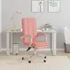 Image de vidaXL Fauteuil inclinable de bureau Rose Similicuir