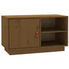 Image de Meuble TV Marron miel 70x34x40 cm Bois de pin massif