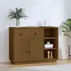 Image de vidaXL Buffet Marron miel 98,5x40x75 cm Bois massif de pin