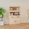 Image de vidaXL Buffet haut 67x40x108,5 cm Bois massif de pin