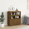 Image de vidaXL Buffet haut Marron miel 100x40x108,5 cm Bois massif de pin