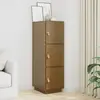 Image de vidaXL Buffet haut Marron miel 34x40x108,5 cm Bois massif de pin