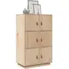 Image de vidaXL Buffet haut 67x40x108,5 cm Bois massif de pin