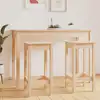 Image de vidaXL Chaises de bar lot de 2 40x40x78 cm bois de pin solide