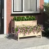Image de vidaXL Jardinière 110x84x75 cm Bois massif de pin