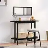 Image de vidaXL Table console Noir 110x40x80 cm Bois massif de pin