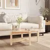 Image de vidaXL Table basse 87x48x35 cm Bois massif de pin