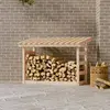 Image de vidaXL Support pour bois de chauffage 108x64,5x78 cm Bois de pin