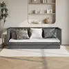 Image de vidaXL Lit de jour sans matelas gris 80x200 cm bois de pin massif