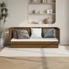 Image de vidaXL Lit de jour sans matelas marron miel 75x190 cm bois pin massif