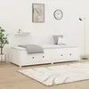 Image de vidaXL Lit de jour sans matelas blanc 80x200 cm bois de pin massif
