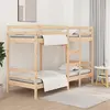 Image de vidaXL Lit superposé sans matelas 90x200 cm bois de pin massif