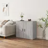 Image de vidaXL Buffet Sonoma gris 80x33x70 cm Bois d'ingénierie