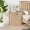 Image de vidaXL Table de chevet Chêne sonoma 50x36x60 cm Bois d'ingénierie