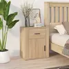 Image de vidaXL Table de chevet Chêne sonoma 50x36x60 cm Bois d'ingénierie