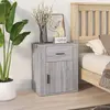 Image de vidaXL Table de chevet Sonoma gris 50x36x60 cm Bois d'ingénierie