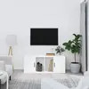 Image de vidaXL Meuble TV Blanc 100x35x40 cm Bois d'ingénierie