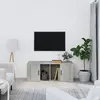 Image de vidaXL Meuble TV Gris béton 100x35x40 cm Bois d'ingénierie