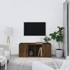 Image de vidaXL Meuble TV Chêne marron 100x35x40 cm Bois d'ingénierie