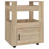 Image de vidaXL Keukentrolley 60x45x80 cm bewerkt hout sonoma eikenkleurig