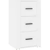 Image de Buffet Blanc 40x33x70 cm Bois d'ingénierie