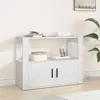Image de vidaXL Buffet Blanc 80x30x60 cm Bois d'ingénierie