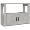 Image de Buffet Gris béton 80x30x60 cm Bois d'ingénierie