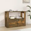 Image de vidaXL Buffet Chêne fumé 80x30x60 cm Bois d'ingénierie
