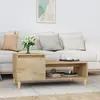 Image de vidaXL Table basse Chêne sonoma 100x50x45 cm Bois d'ingénierie