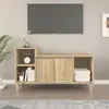 Image de vidaXL Meuble TV Chêne sonoma 100x35x55 cm Bois d'ingénierie