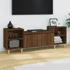 Image de vidaXL Meuble TV Chêne marron 160x35x55 cm Bois d'ingénierie