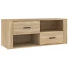 Image de vidaXL Meuble TV Chêne sonoma 100x35x40 cm Bois d'ingénierie