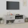 Image de vidaXL Meuble TV Gris béton 100x35x40 cm Bois d'ingénierie