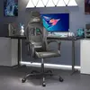 Image de vidaXL Chaise de jeu Noir Similicuir