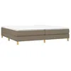 Image de vidaXL Cadre de lit sans matelas taupe 200x200 cm tissu