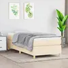 Image de vidaXL Cadre de lit à lattes crème 90x190 cm tissu