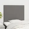 Image de vidaXL Tête de lit Gris foncé 90x5x118/128 cm Tissu