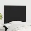 Image de vidaXL Tête de lit Noir 90x5x118/128 cm Tissu