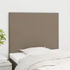 Image de vidaXL Tête de lit Taupe 90x5x118/128 cm Tissu