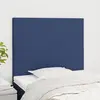 Image de vidaXL Tête de lit Bleu 90x5x118/128 cm Tissu