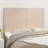 Image de vidaXL Tête de lit Cappuccino 144 x 5 x 118/128 cm Similicuir
