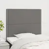 Image de vidaXL Tête de lit Gris foncé 90x5x118/128 cm Tissu