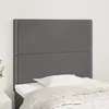 Image de vidaXL Tête de lit Gris 90x5x118/128 cm Similicuir