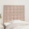 Image de vidaXL Tête de lit Cappuccino 90x5x118/128 cm Similicuir