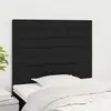 Image de vidaXL Tête de lit Noir 90x5x118/128 cm Tissu