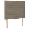 Image de vidaXL Tête de lit Taupe 100x5x118/128 cm Tissu